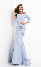 3 of 8 Jovani 00446 Light-Blue