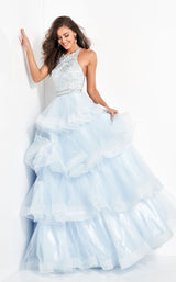 1 of 5 Jovani 00461 Light-Blue