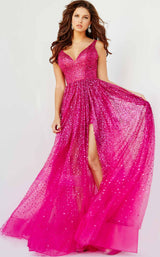 1 of 8 Jovani 22391 Fuchsia