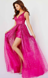 5 of 8 Jovani 22391BG Fuchsia