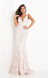 2 of 6 Jovani 02753 Blush-Nude