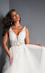 7 of 10 Jovani 02840 Ivory