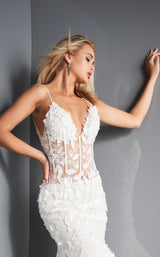 10 of 12 Jovani 02841 Ivory