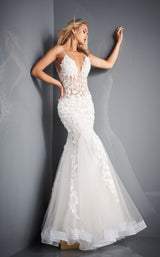 4 of 12 Jovani 02841 Ivory