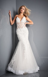 2 of 12 Jovani 02841 Ivory