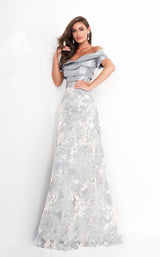 2 of 4 Jovani 02921 Grey Multi