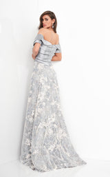 3 of 4 Jovani 02921 Grey Multi