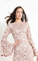 4 of 6 Jovani 03351 Taupe