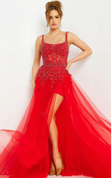 1 of 3 Jovani 03954 Dress Red