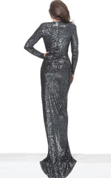 3 of 3 Jovani 04260BG Black Multi