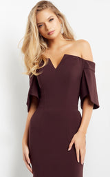 3 of 4 Jovani 04341 Plum