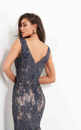 6 of 6 Jovani 04585 Navy