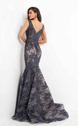 3 of 6 Jovani 04585 Navy