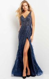 1 of 4 Jovani 04700 Navy