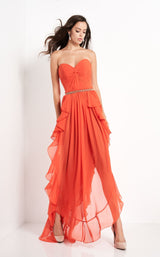 2 of 6 Jovani 04874 Orange