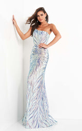 1 of 14 Jovani 05664 Mint-Multi