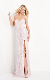 1 of 6 Jovani 06109 Ice Pink