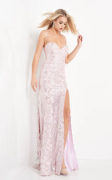 2 of 6 Jovani 06109 Ice Pink