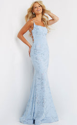 1 of 4 Jovani 06202 Light Blue