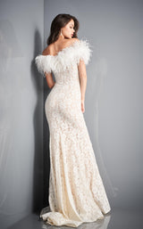 3 of 6 Jovani 06451 Ivory