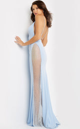 4 of 10 Jovani 06566 Light Blue