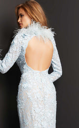 4 of 4 Jovani 06662 Light Blue