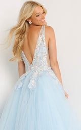 4 of 4 Jovani 06808 Light Blue