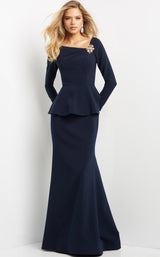 1 of 4 Jovani 07131 Navy