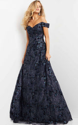 1 of 4 Jovani 07162 Navy