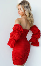 2 of 2 Jovani 07558 Red