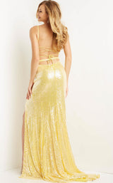 2 of 4 Jovani 08091 Yellow