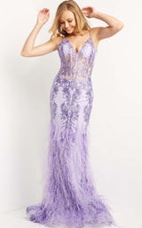 1 of 4 Jovani 08141 Lilac