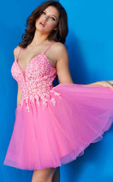 3 of 5 Jovani 08273 Hot Pink