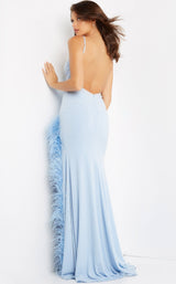 4 of 8 Jovani 08283 Light Blue