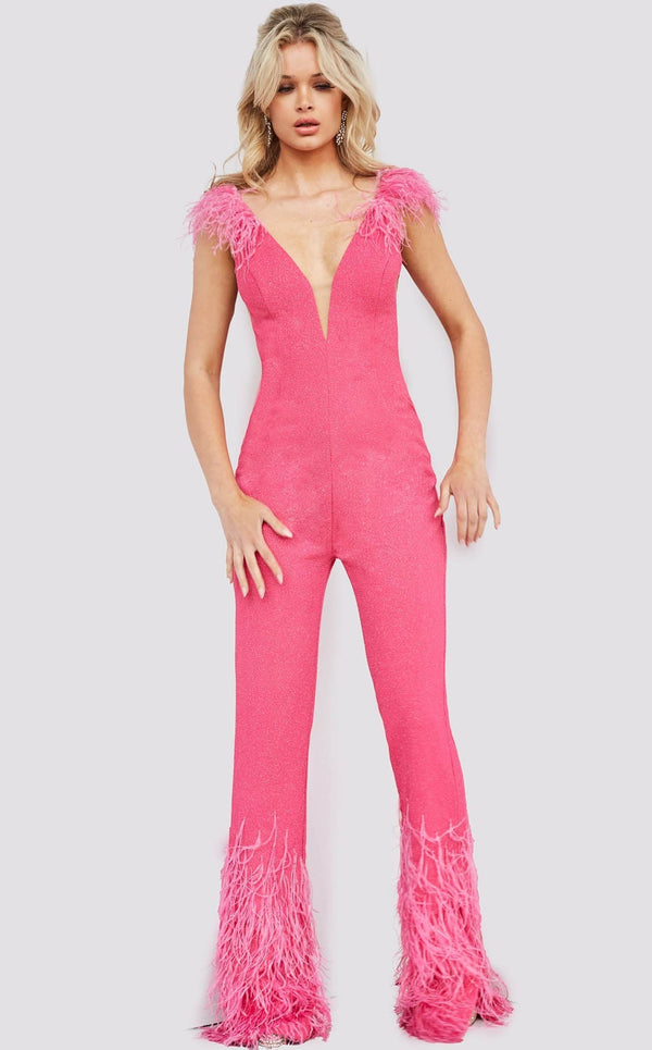 Jovani 08554 Hot Pink