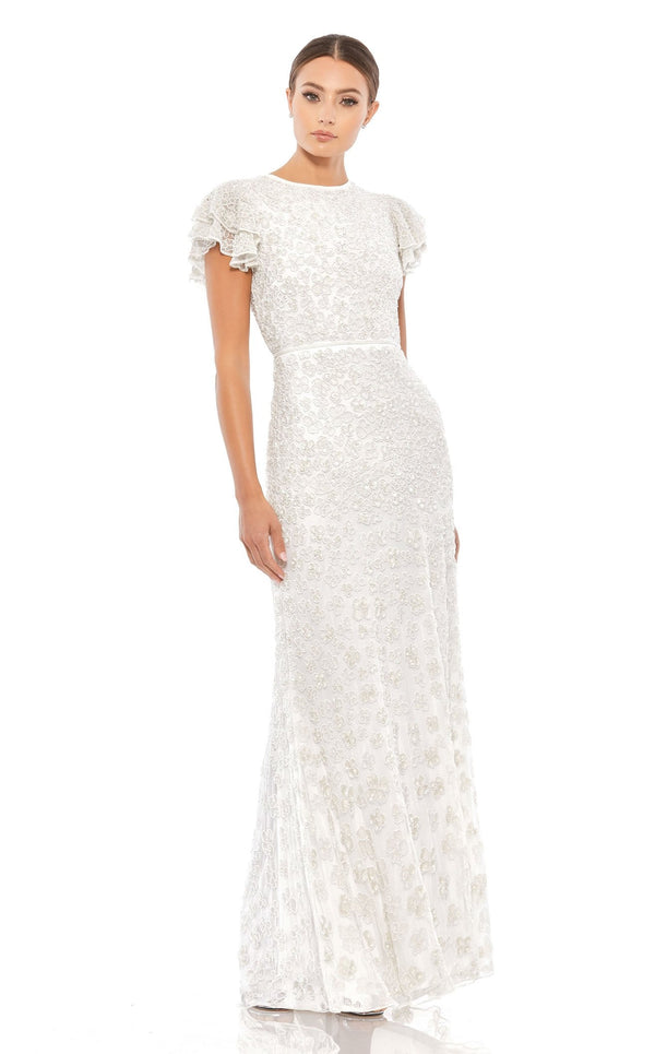 Mac Duggal 10748 White