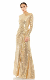 2 of 4 Mac Duggal 10824 Gold