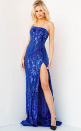 1 of 4 Jovani 07913 Royal