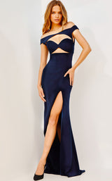 1 of 2 Jovani 22345 Navy