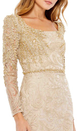 3 of 3 Mac Duggal 11187 Light Gold