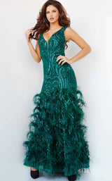 2 of 5 Jovani 05660 Green