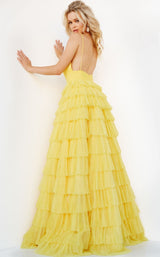 3 of 4 Jovani 08480 Yellow