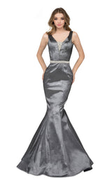 1 of 2 Cecilia Couture 1462 Charcoal