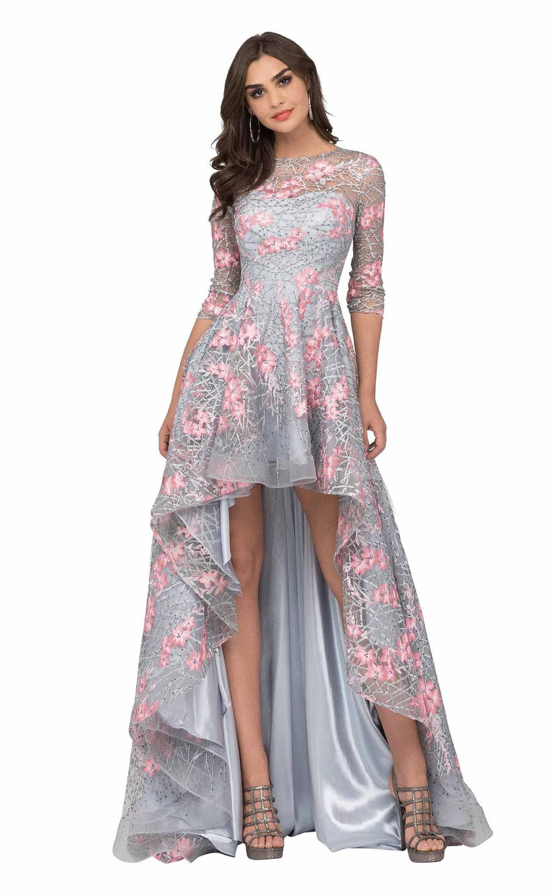 Cecilia Couture 1495 Silver/Floral