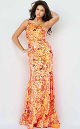 1 of 6 Jovani 08460 Orange