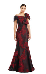 2 of 5 Daymor 1864F23 Dress Red-Wine