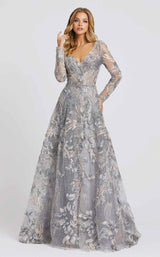 1 of 3 Mac Duggal 20214 Gray-Multi