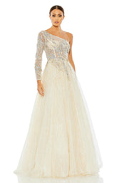 1 of 6 Mac Duggal 20232 Champagne