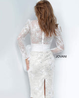 2 of 3 Jovani 2033 Off White