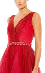 3 of 3 Mac Duggal 20378 Red-Ombre